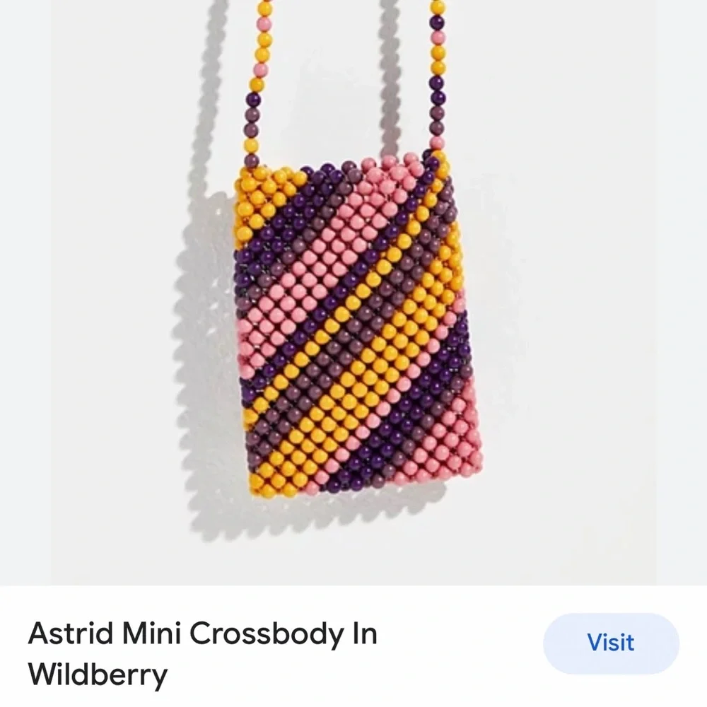 FREE PEOPLE Astrid Mini Crossbody Bag in Wildberry NWT!!! - Picture 1 of 5